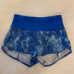 Lululemon Blue Running Shorts
